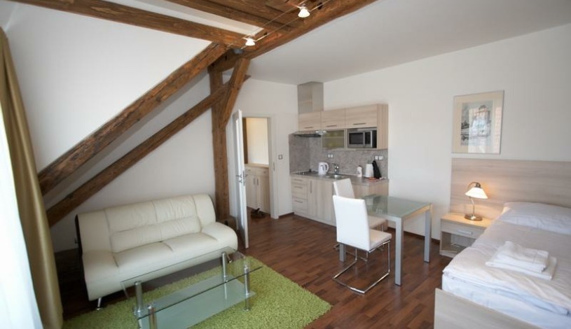 Residence U Černé věže České Budějovice - Dvoulůžkový apartmán